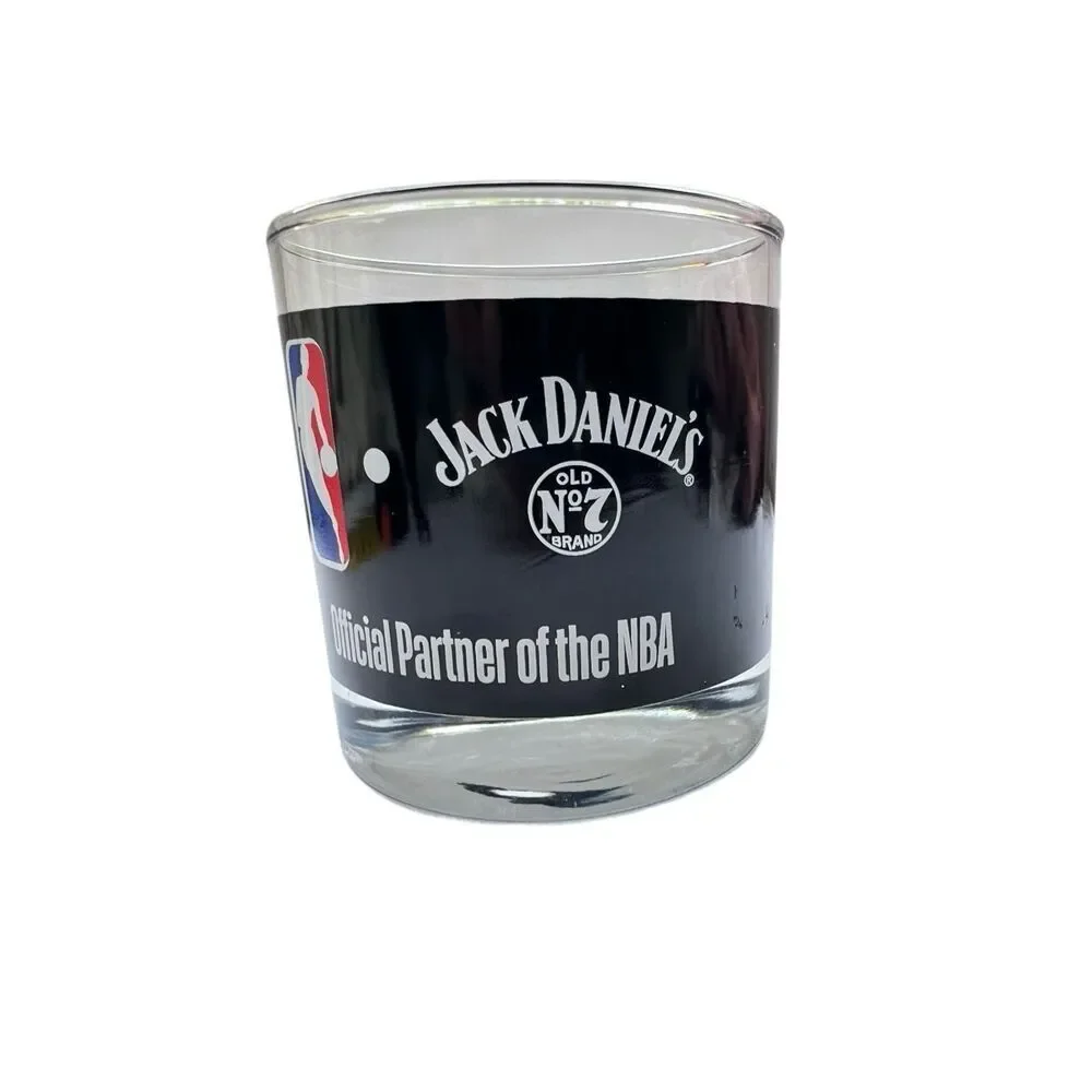 NBA Jack Daniels Whiskey Glasses Old No. 7 Set Of 2 - All NBA team Logos